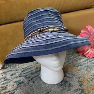 SUN HAT BLUE PACKABLE